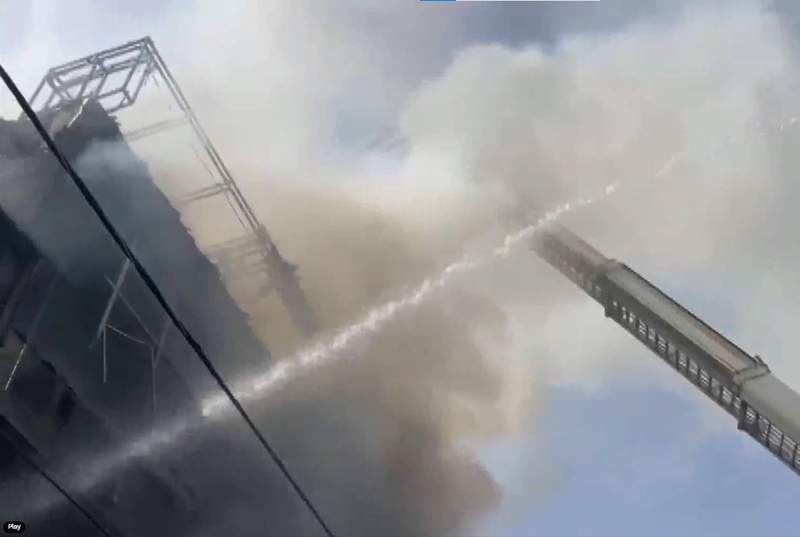Image from: UP CM Yogi Adityanath takes cognisance of Lucknow coaching centre fire; directs officials to expedite rescue ops