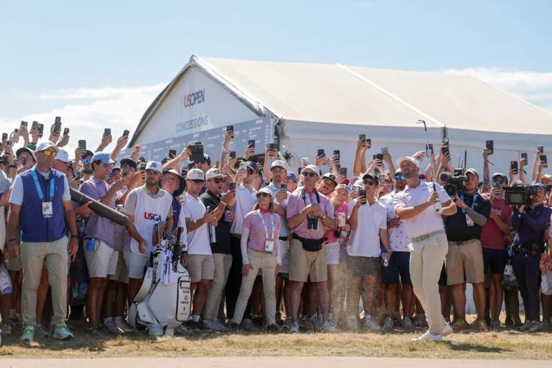 Image from: Brandel Chamblee says he’s ‘never seen’ what happened to Wyndham Clark at the US Open before
