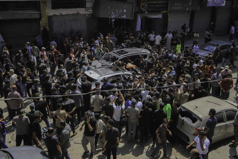Image from: Palestinian sources: Israeli airstrike kills schoolgirl in Gaza City