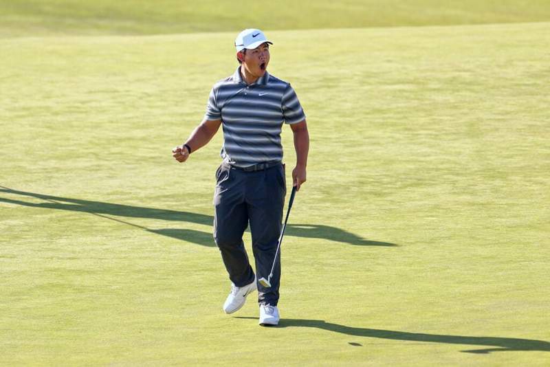 Image from: Tom Kim sends message to the fans at Shinnecock Hills after finishing third at the US Open