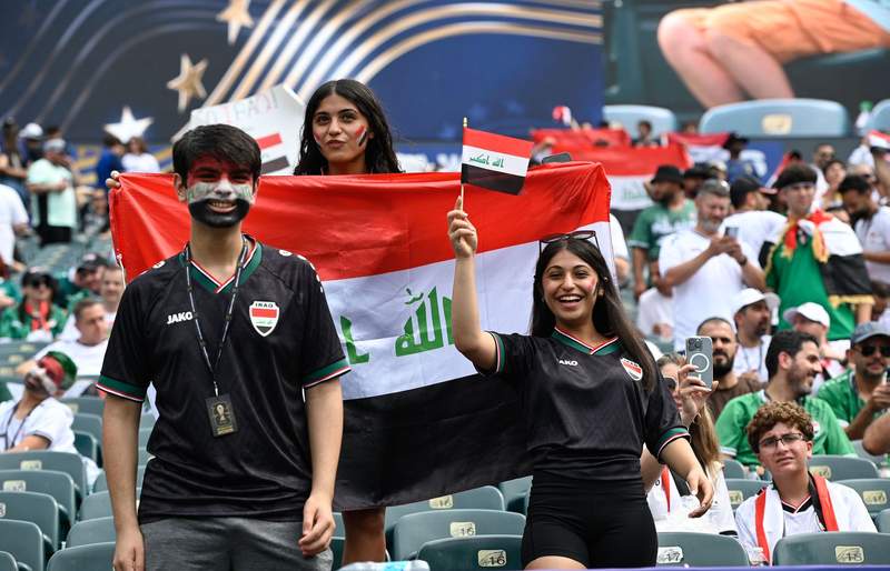 Image from: France v Iraq could start on time after weather delays stadium entry