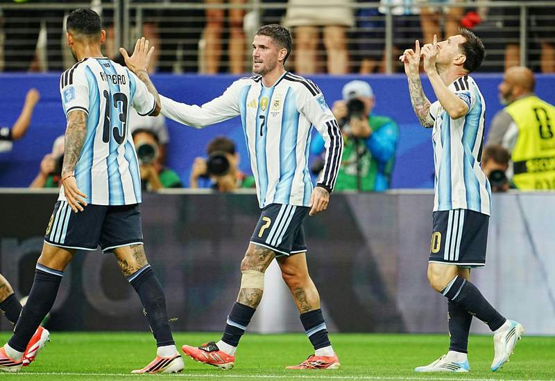 Image from: 'Enjoying the moment': Messi goals record and Argentina in KO rounds