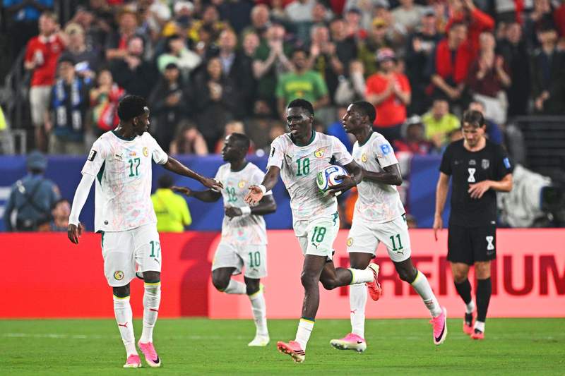 Image from: Haaland scores as Norway make it to knock-outs with win over Senegal