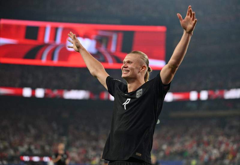 Image from: Erling Haaland joins Harry Kane with unique World Cup record after brace against Senegal