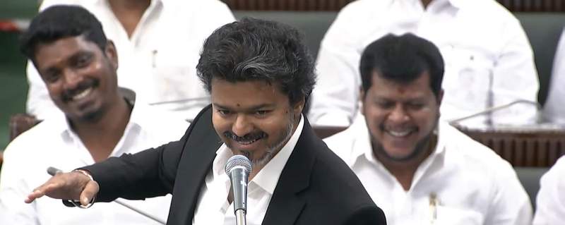 Image from: Tamil Nadu: DMK MLAs walk out as CM Vijay claims 'no horse trading' in post-poll alliance