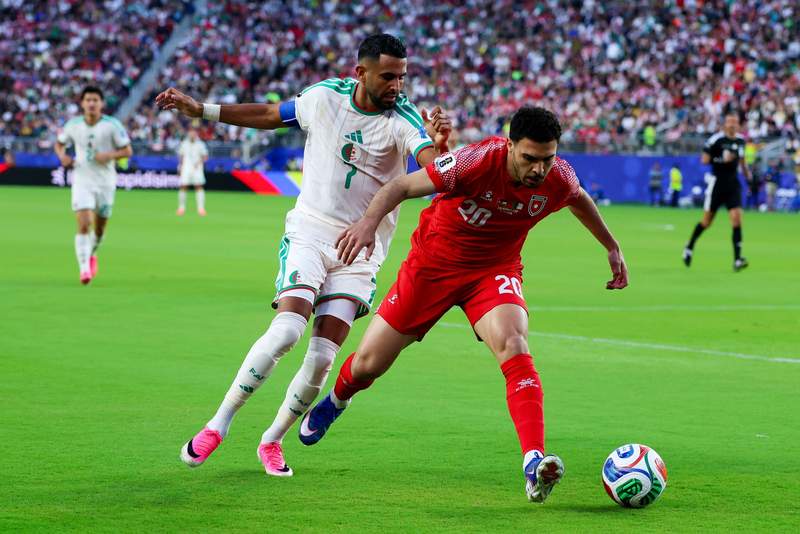 Image from: Algeria claim comeback win and eliminate Jordan from World Cup