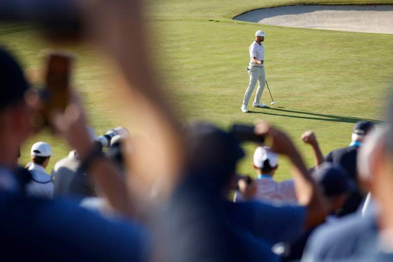 Image from: Wyndham Clark said to have faced ‘vicious’ and ‘nasty’ abuse on way to US Open title with fans kicked out
