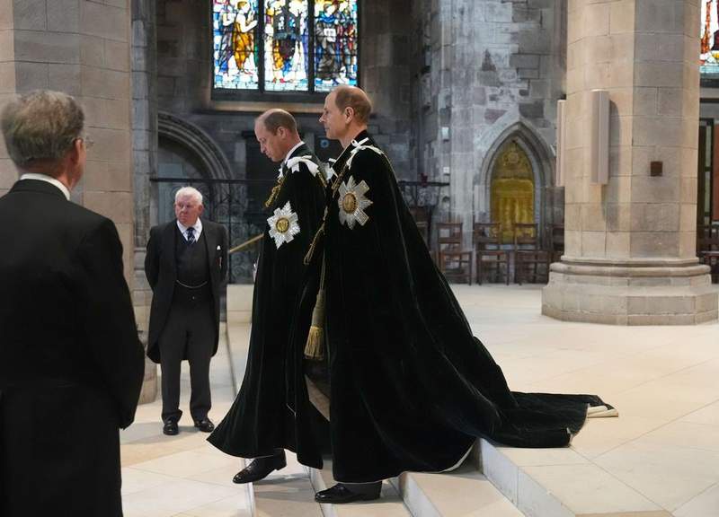 Image from: King, Queen Camilla, Prince William and Prince Edward to take part in special ceremony in Scotland