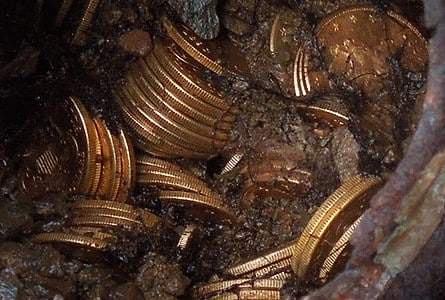 Image from: A Couple Walking Their Dog Stumbled Upon an Old Rusty Can, Inside Were $10 Million Worth of Gold Coins