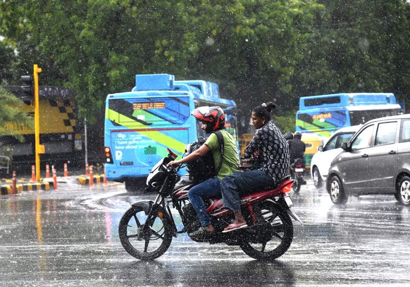 Image from: Rain-kissed Delhi: Life under grey skies