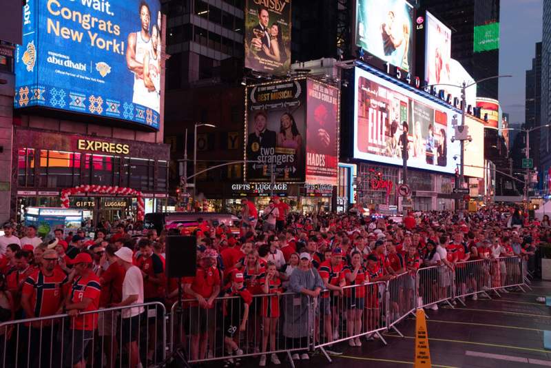 Image from: New York City given glowing review from a Scottish fan during the 2026 World Cup