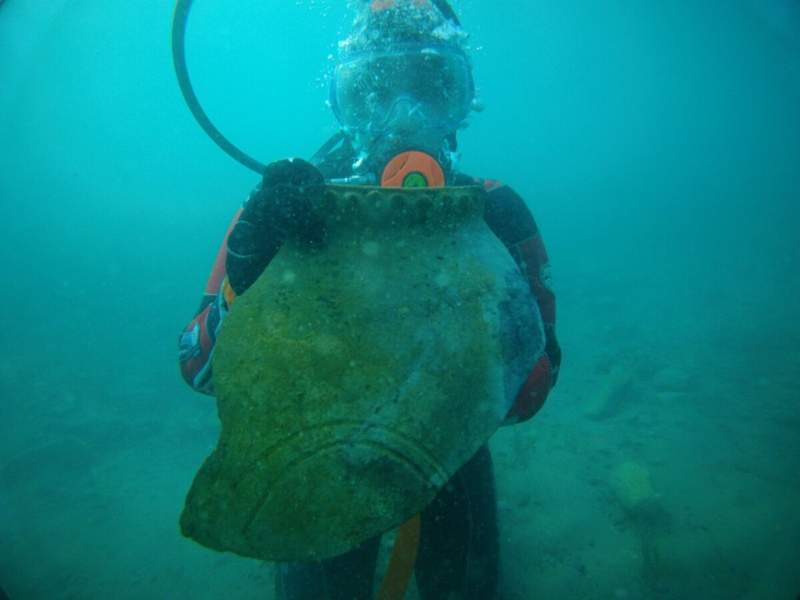 Image from: Divers Found a 1,000-Year-Old City Beneath a Lake, A Massive Earthquake May Have Erased It Overnight