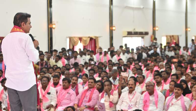 Image from: "People want KCR's governance back, Congress betrayed every section of society": BRS Working President KTR