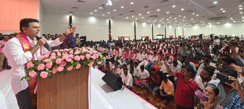Image from: "People want KCR's governance back, Congress betrayed every section of society": BRS Working President KTR