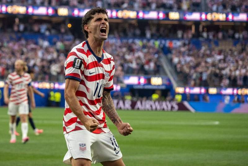 Image from: USMNT star Christian Pulisic’s future in doubt after ‘very attractive’ MLS approach during World Cup