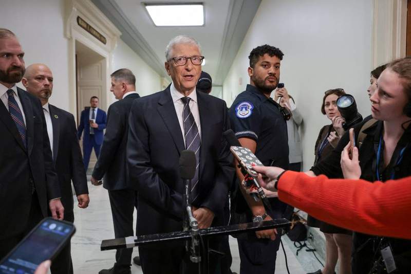 Image from: Bill Gates tells Congress he 'never' discussed Jeffrey Epstein with Andrew