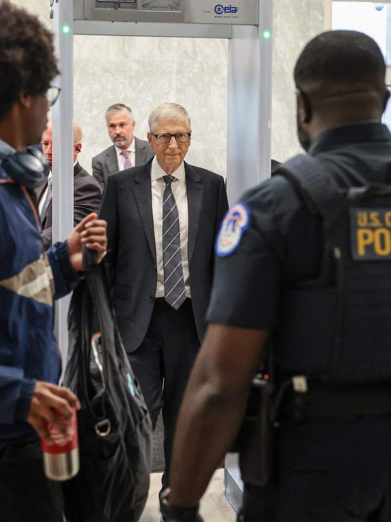 Image from: Bill Gates tells Congress he 'never' discussed Jeffrey Epstein with Andrew