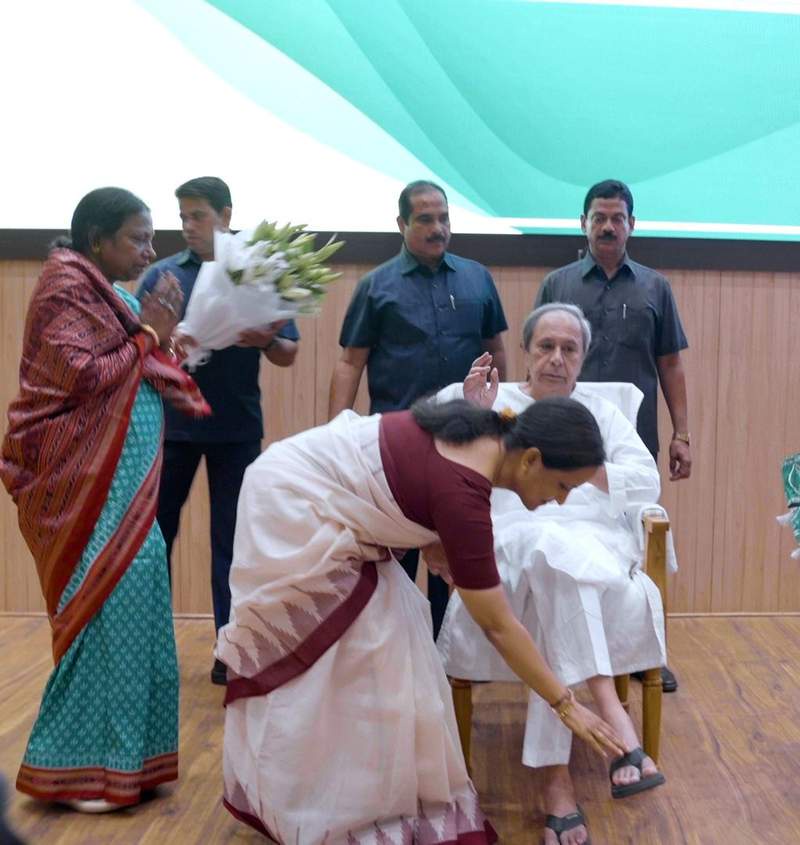 Image from: The face of Odisha's Mission Shakti, former IAS Sujata Rout Karthikeyan joins BJD