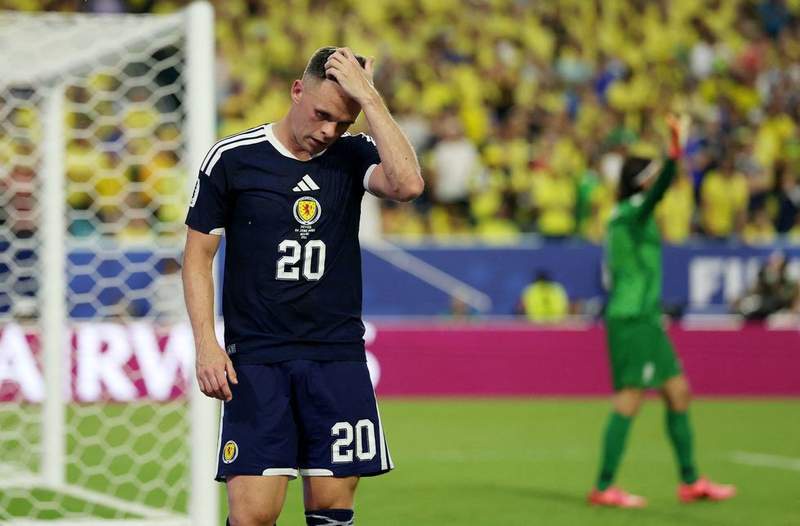 Image from: Steve Clarke thinks Scotland are 'going home' after crushing defeat to Brazil