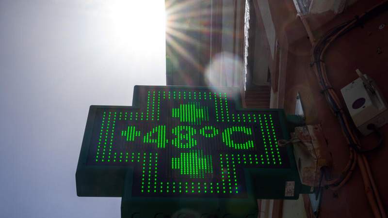 Image from: Baking heatwave gives Europe no respite