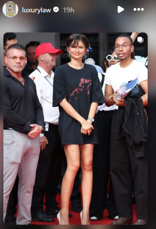 Image from: Zendaya turns heads in USD 35 vintage Spider-Man oufit during promo tour