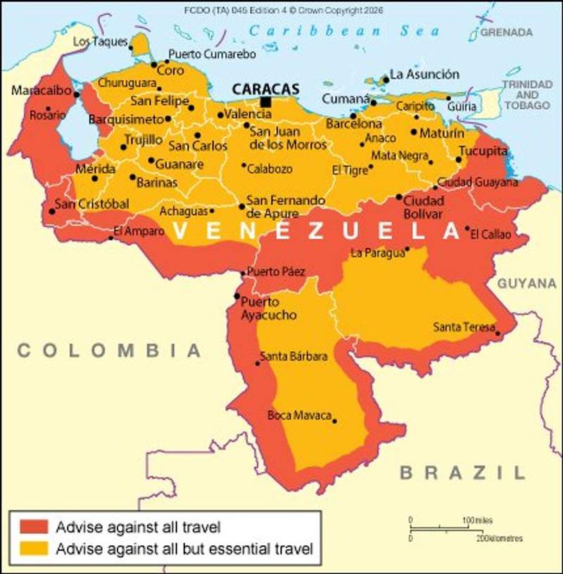 Image from: Donald Trump rushes to help Venezuela as Britons issued urgent update amid state of emergency