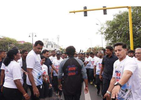 Image from: Chennai: Tamil Nadu CM Vijay flags off 'Start Run, Stop Drugs' anti-drug awareness run