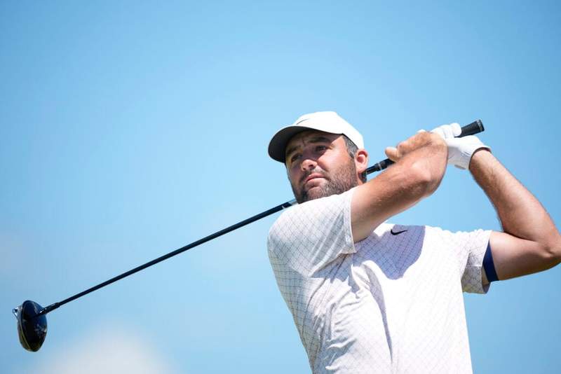 Image from: Scottie Scheffler confirms what Sam Burns is like as a playing partner after day one at the Travelers