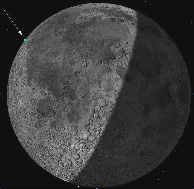 Image from: A SpaceX Rocket Is About To Slam Into The Moon: Will We Actually Be Able To See It From Earth?