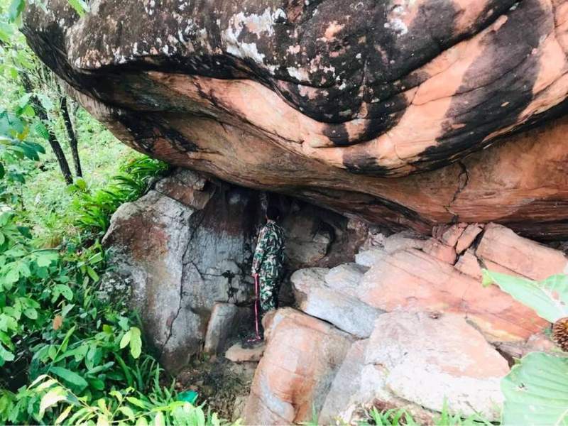 Image from: During a Routine Forest Patrol, Rangers Stumbled Upon a Hidden Thai Cave With 2,000-Year-Old Petroglyphs
