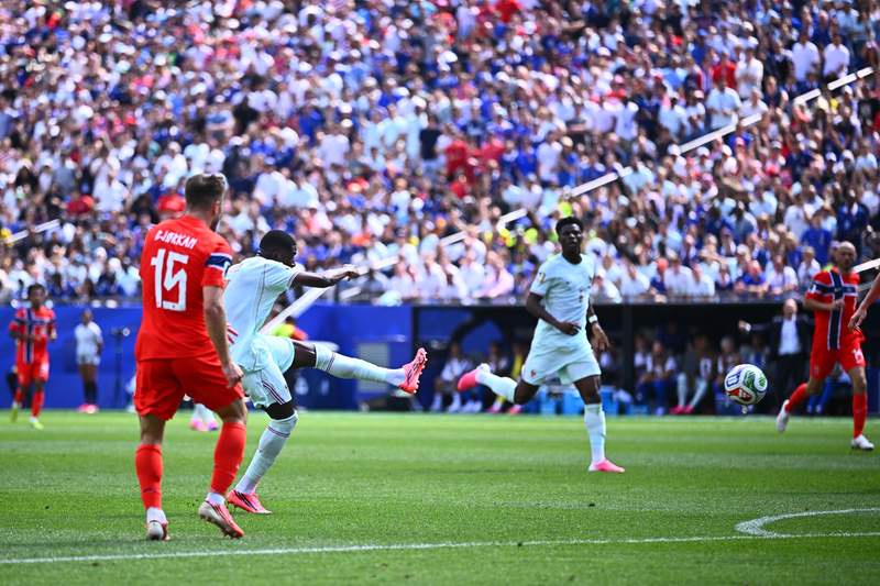 Image from: Dembélé treble as France beat Norway to top spot, Senegal hopeful