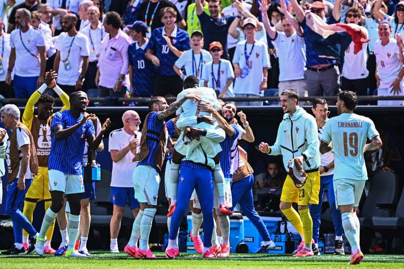 Image from: Dembélé treble as France beat Norway to top spot, Senegal hopeful