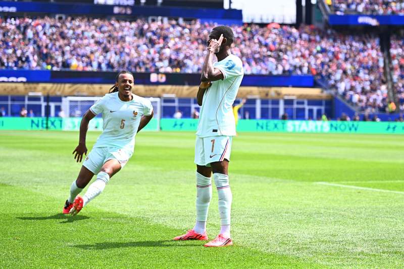 Image from: Dembélé treble as France beat Norway to top spot, Senegal hopeful