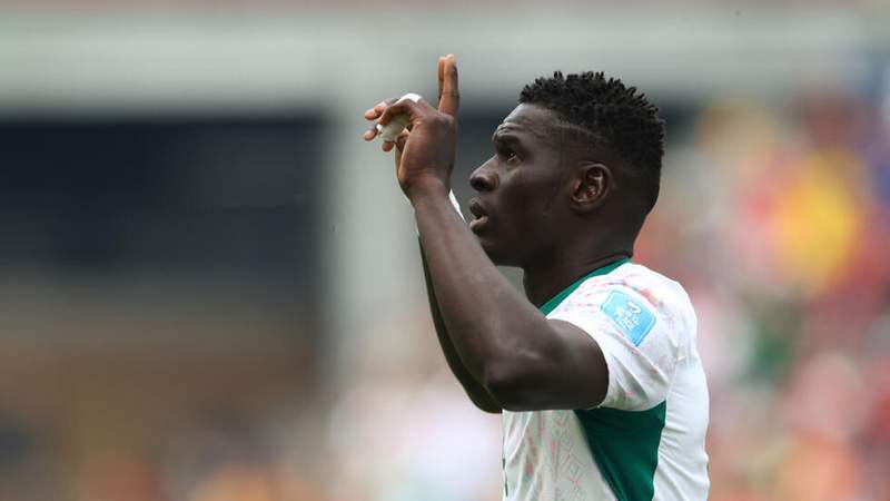 Image from: World Cup 2026: Senegal crush 10-man Iraq to remain in hunt for knockout spot