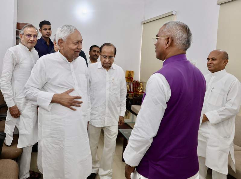 Image from: "Nitish Kumar has been, is, and will continue to be my leader": Ex Union Minister RCP Singh after meeting with JD(U) chief