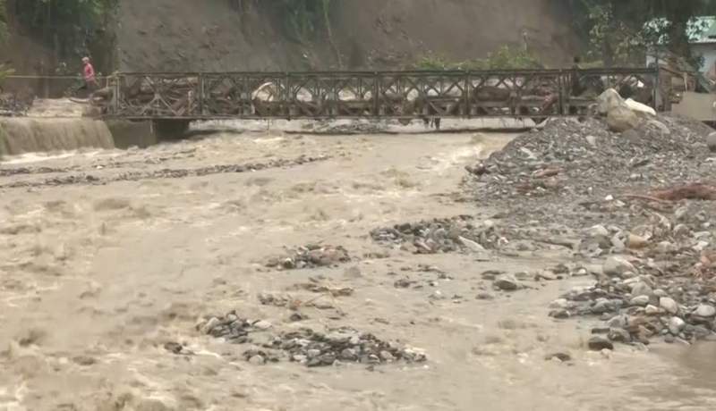 Image from: Arunachal Pradesh: Search, rescue operations continue for 4 missing people following flash flood at NEEPCO Colony
