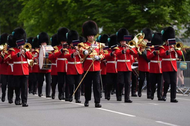 Image from: Kensington Palace releases new footage of Catherine and George at RAF base to mark Armed Forces Day