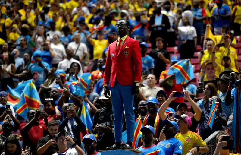 Image from: Famous DR Congo fan has been denied entry to the US during FIFA World Cup 2026