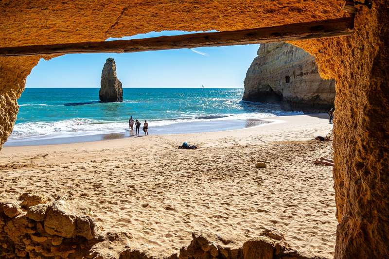 Image from: In the Algarve, this secret cliff-fringed beach is considered one of the most beautiful in Portugal