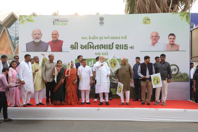 Image from: Gandhinagar ushers in new era of green mobility with launch of PM eBus Sewa