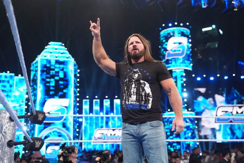 Image from: WWE legend AJ Styles speaks out after watching his son make his pro wrestling debut