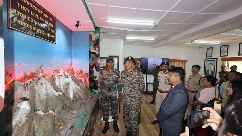 Image from: Indian Army, Assam Rifles pay tribute to Kargil hero Captain N Kenguruse