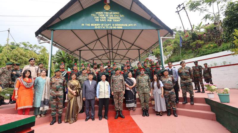 Image from: Indian Army, Assam Rifles pay tribute to Kargil hero Captain N Kenguruse