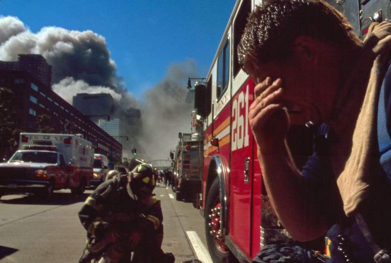 Image from: British firefighters to travel to US for 9/11 anniversary stair climb