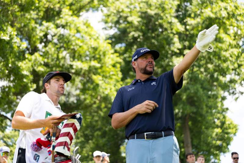 Image from: Michael Block comments on ‘insane’ New York golf fans after disaster strikes on PGA Tour Champions