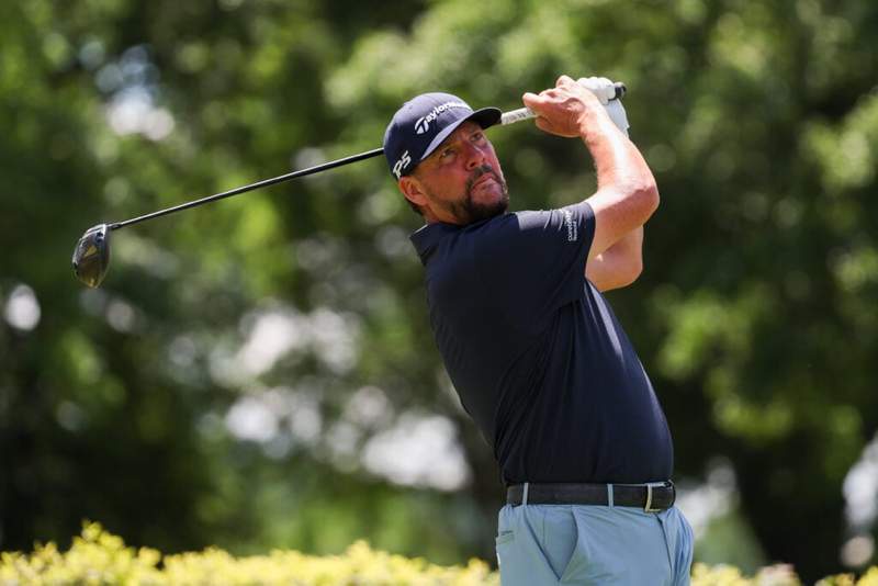 Image from: Michael Block comments on ‘insane’ New York golf fans after disaster strikes on PGA Tour Champions
