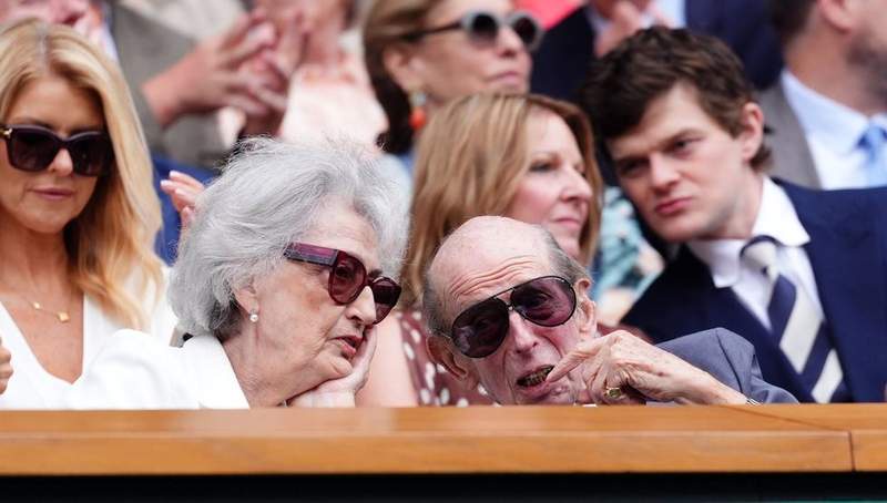 Image from: Royals arrive for first day of Wimbledon 2026
