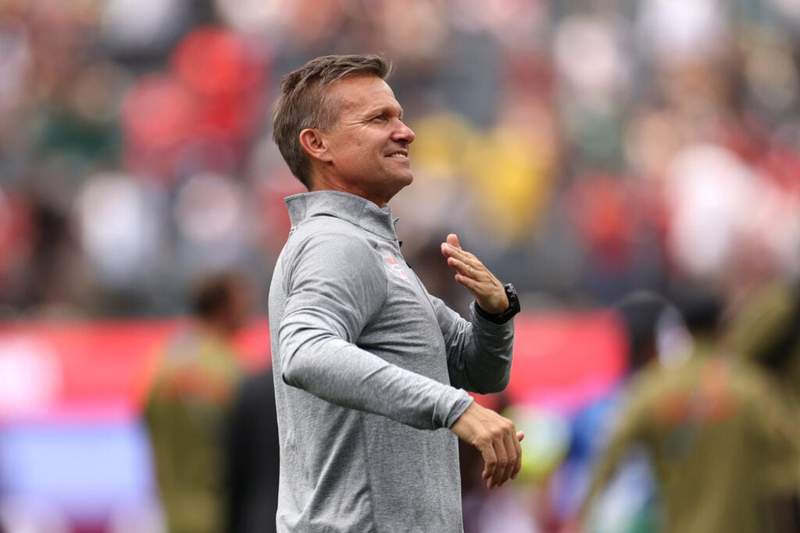 Image from: Jesse Marsch criticized for kissing Canada badge after World Cup win
