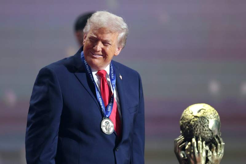 Image from: FIFA urged to investigate Gianni Infantino over Donald Trump Peace Prize