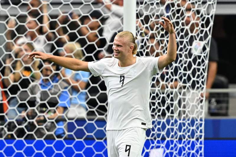 Image from: Haaland's late winner sends Norway past Ivory Coast into WC last 16